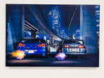 Toyota Supra & Nissan Skyline JDM Canvas Print