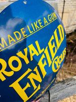 Royal Enfield Cycles Enamel Sign