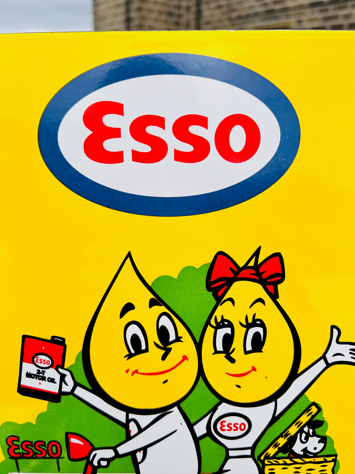 Esso Drip Enamel Sign