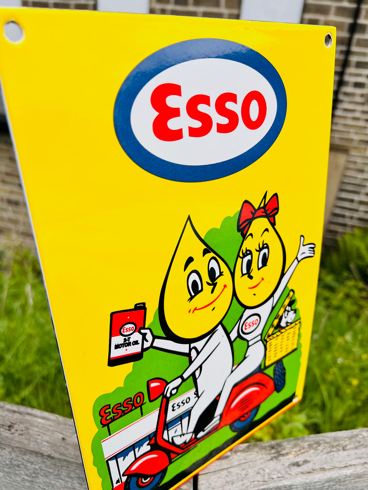 Esso Drip Enamel Sign