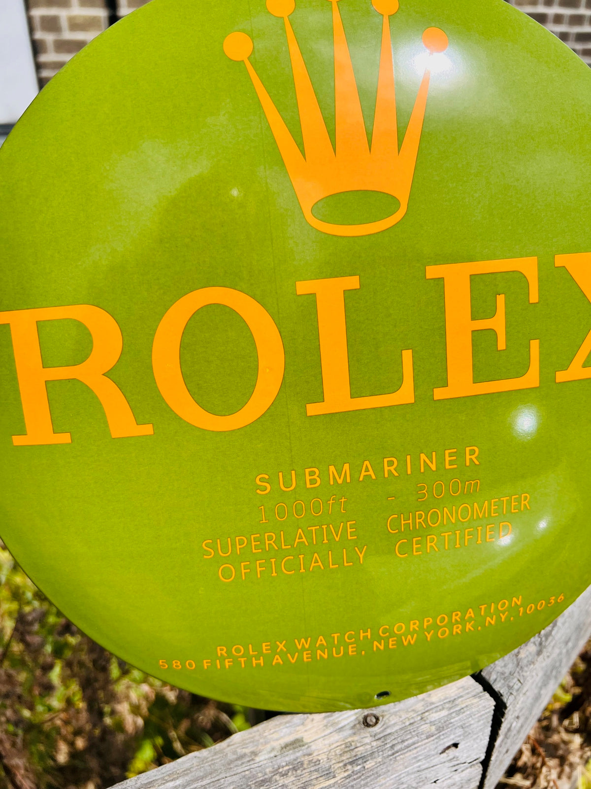 Rolex Submariner Enamel Sign