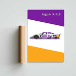 Jaguar XJR-9 Silk Cut Paper Poster