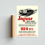 Jaguar Makes History Paper Poster