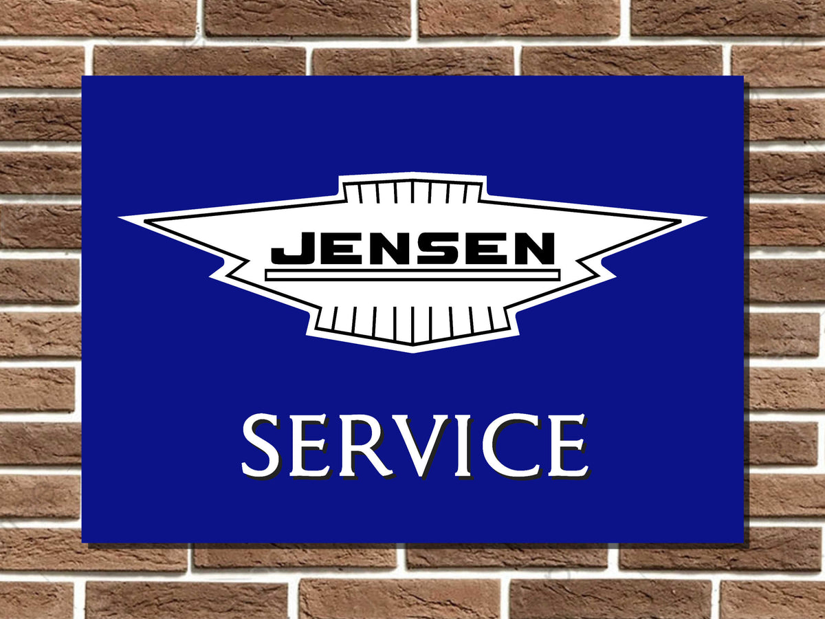 Jensen Service Metal Sign