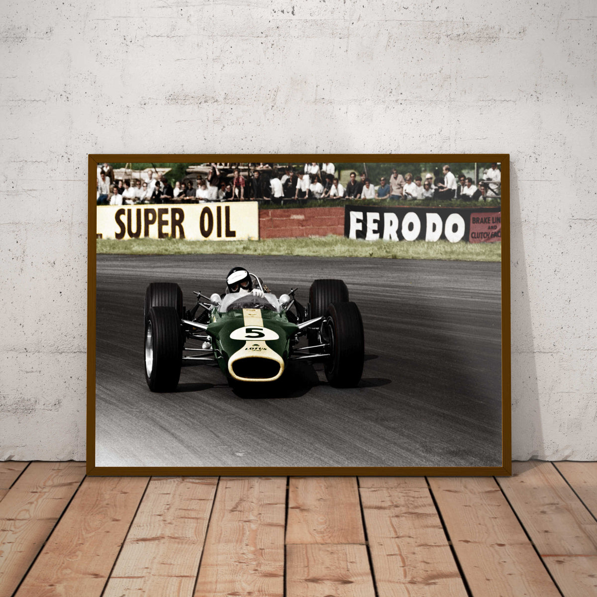 Jim Clark Lotus 49 Paper Poster