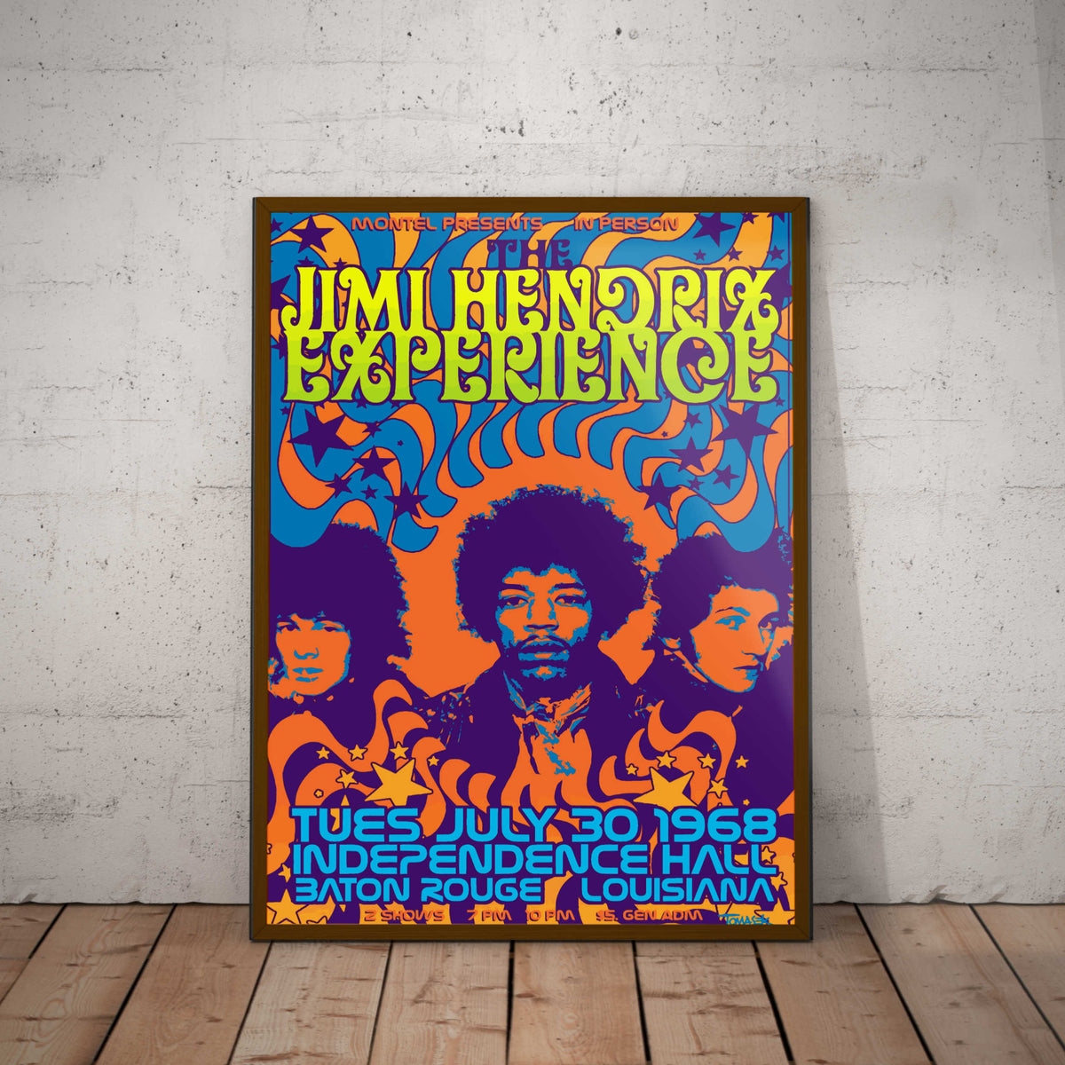 Jimi Hendrix Experience Paper Poster