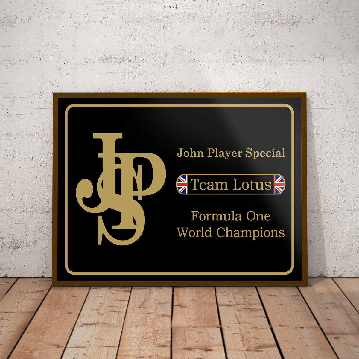Lotus John Player Special Paper Poster