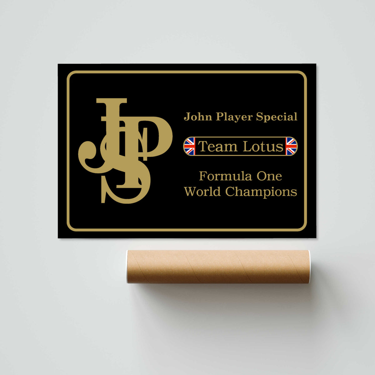 Lotus John Player Special Paper Poster