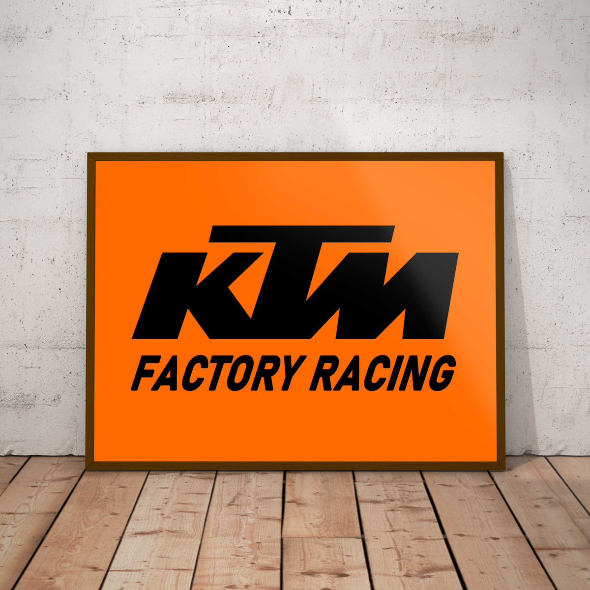KTM Factory Racing Paper Poster