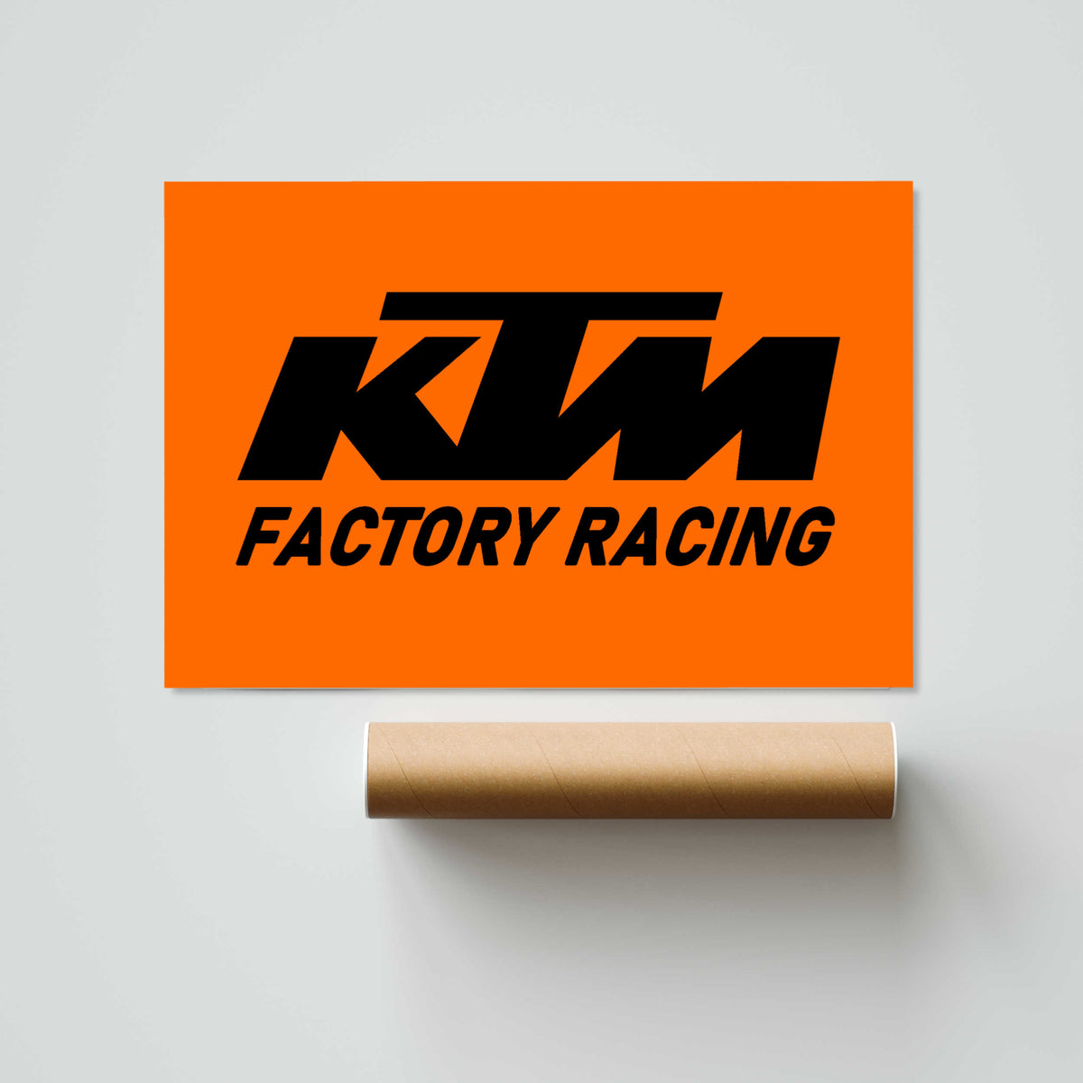 KTM Factory Racing Paper Poster