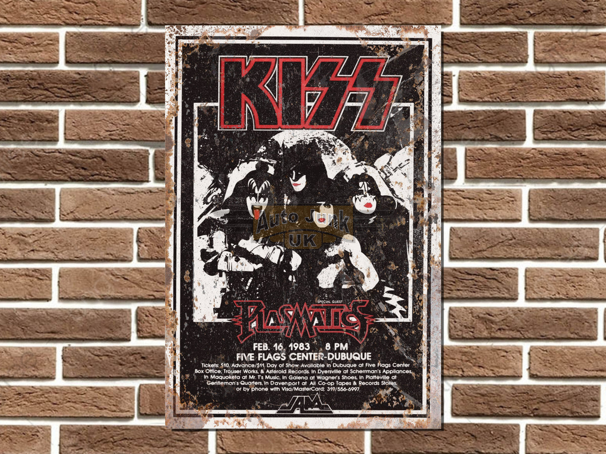 Kiss Metal Poster Sign
