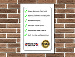 Back Them Up RAF I Metal Sign