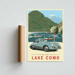 Lake Como Paper Poster