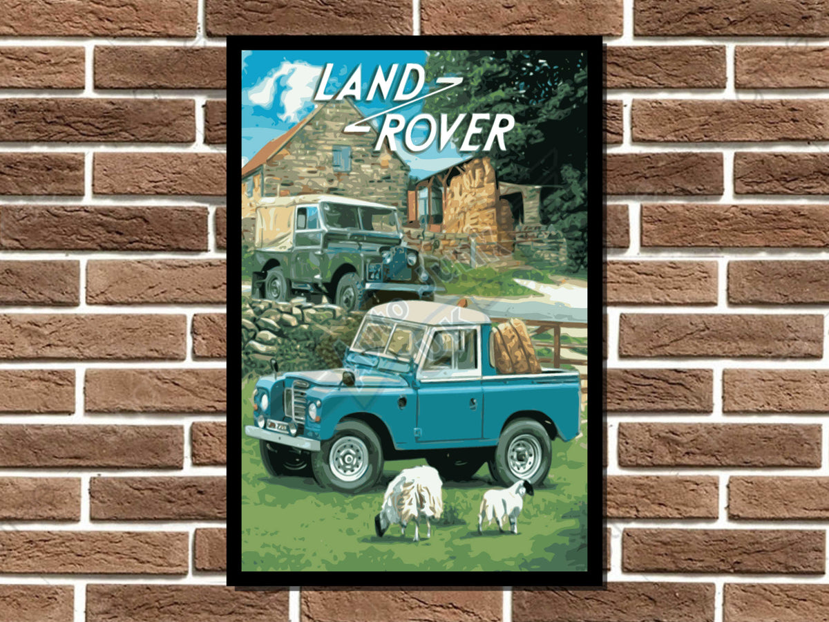 Land Rover Metal Sign