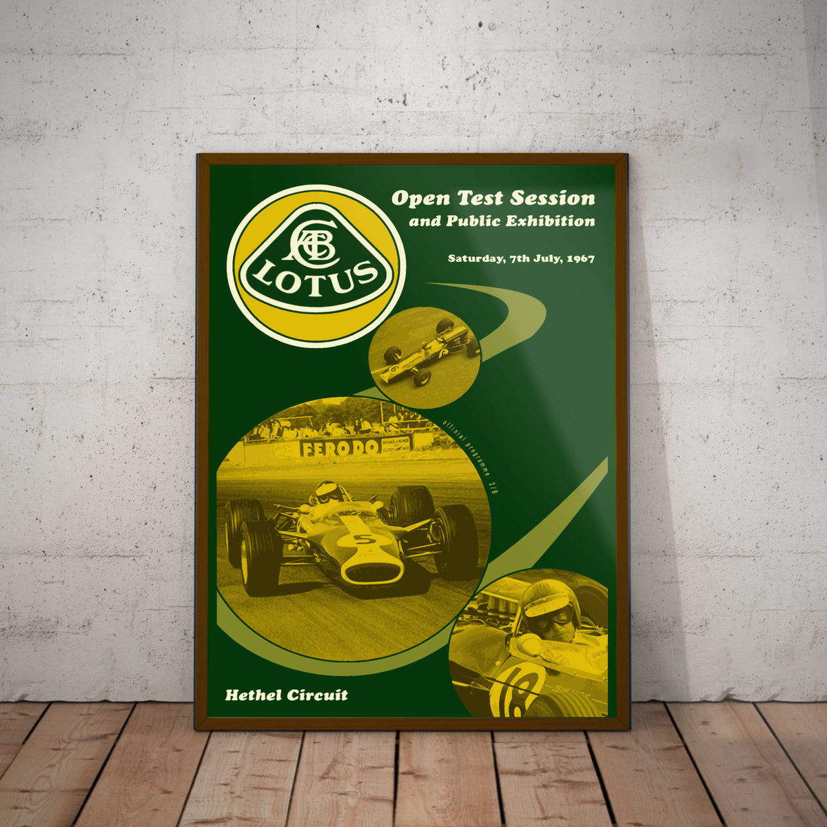 Lotus Hethel Circuit Paper Poster
