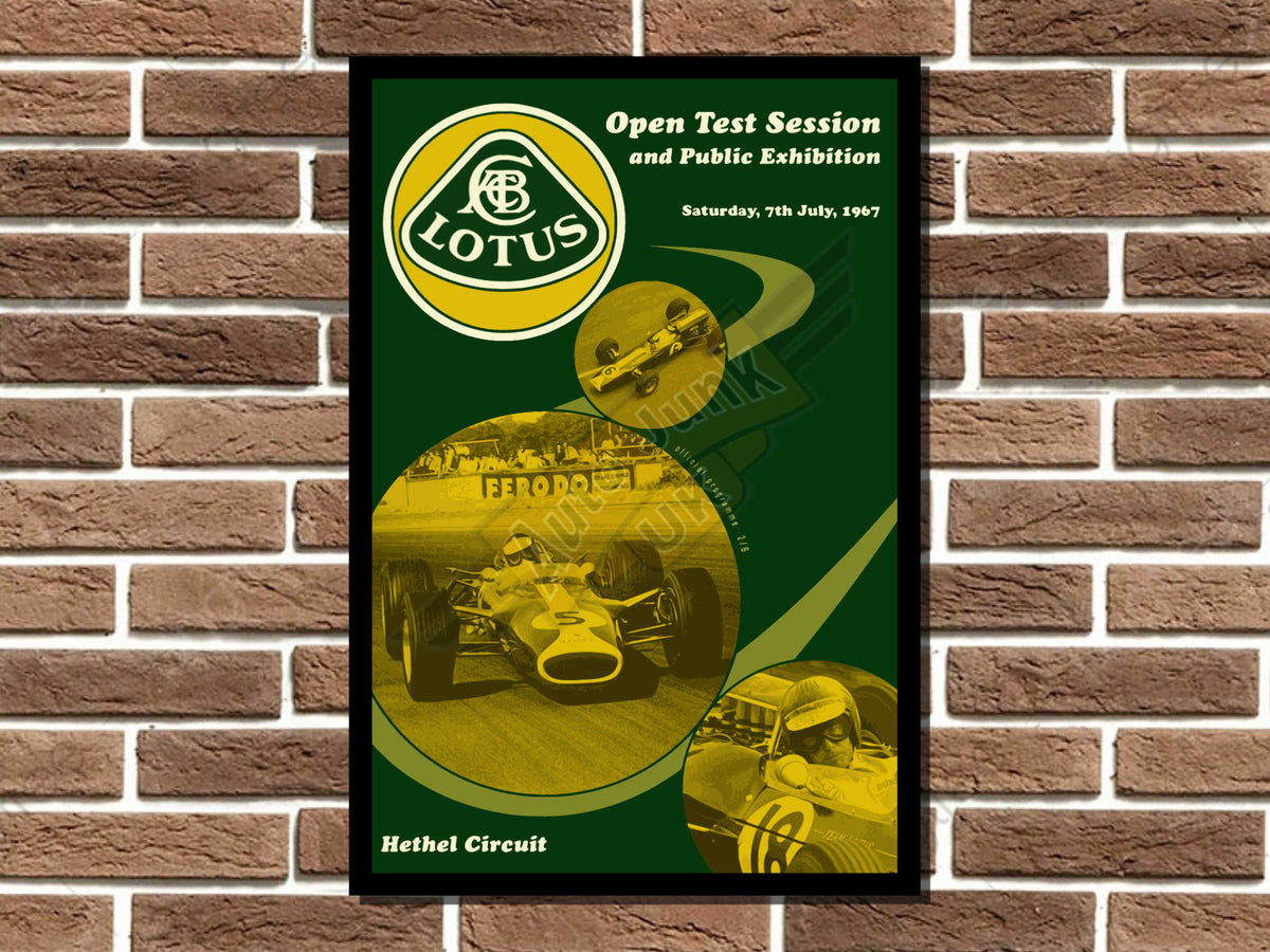 Lotus Hethel Circuit Metal Sign