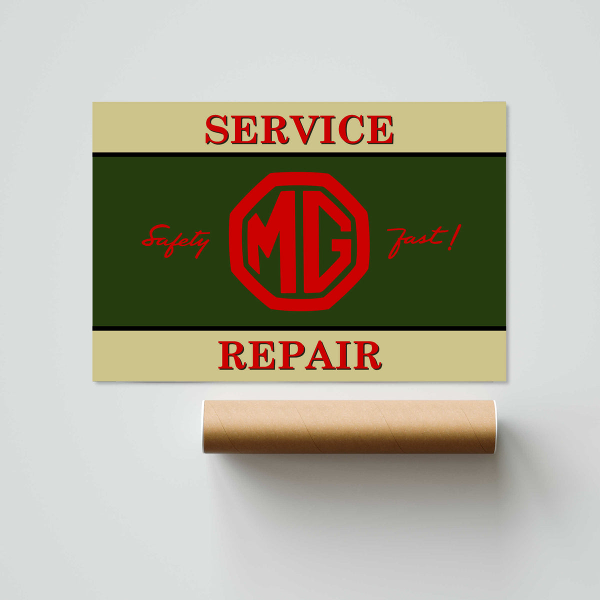 MG Service Paper Poster