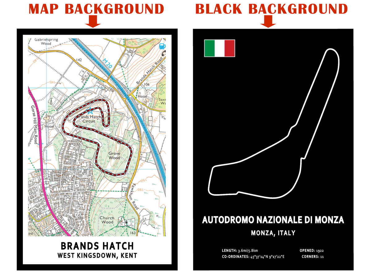 Custom Circuit & Map Landscape Metal Print - Create Your Own