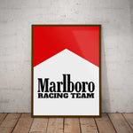 Marlboro Racing Paper Poster