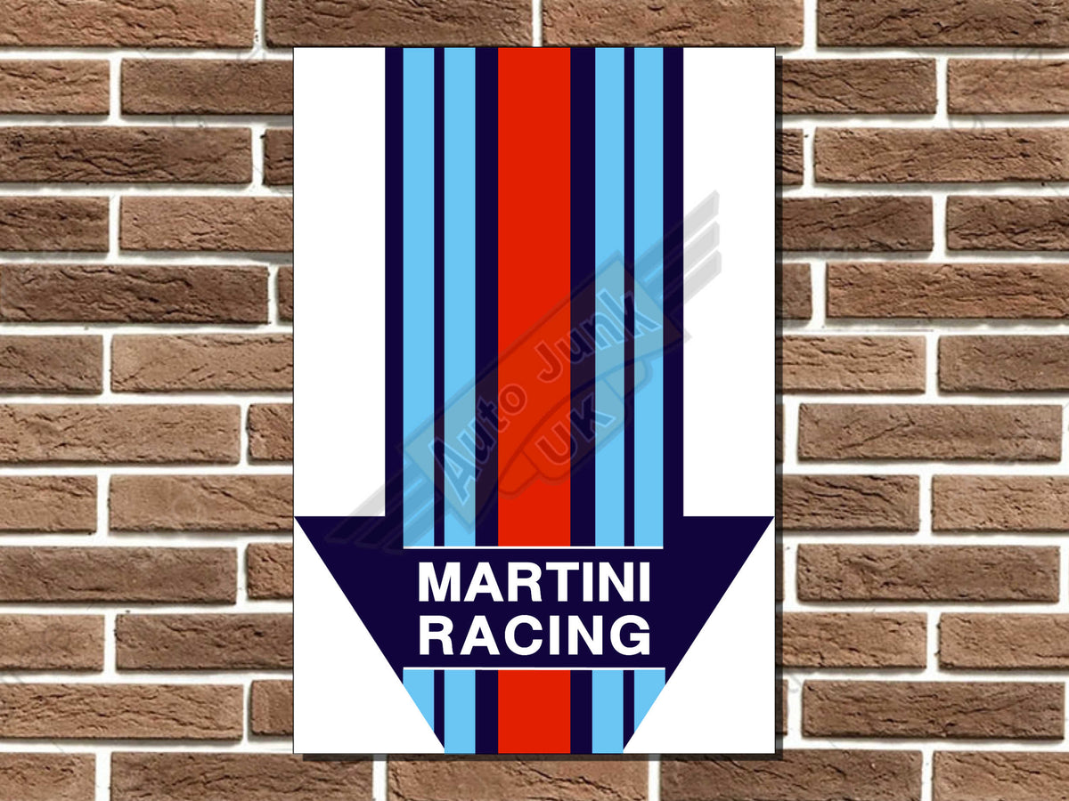 Martini Racing Metal Sign