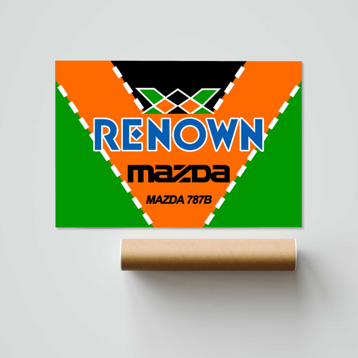 Mazda 787B Renown Paper Poster