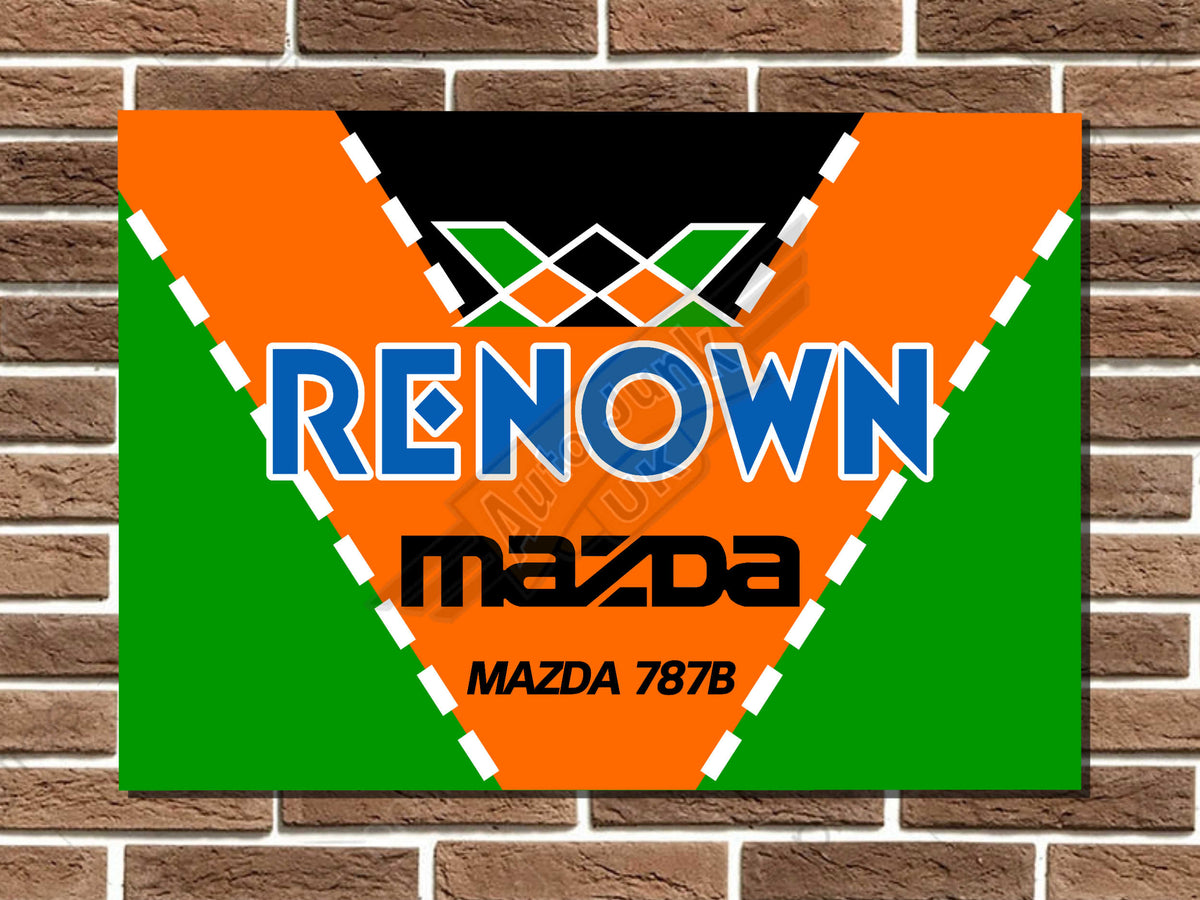 Mazda 787B Livery Metal Sign
