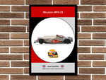 Lewis Hamilton McLaren Metal Sign
