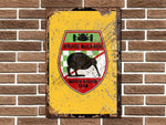 Bruce McLaren Racing Team Logo Metal Sign