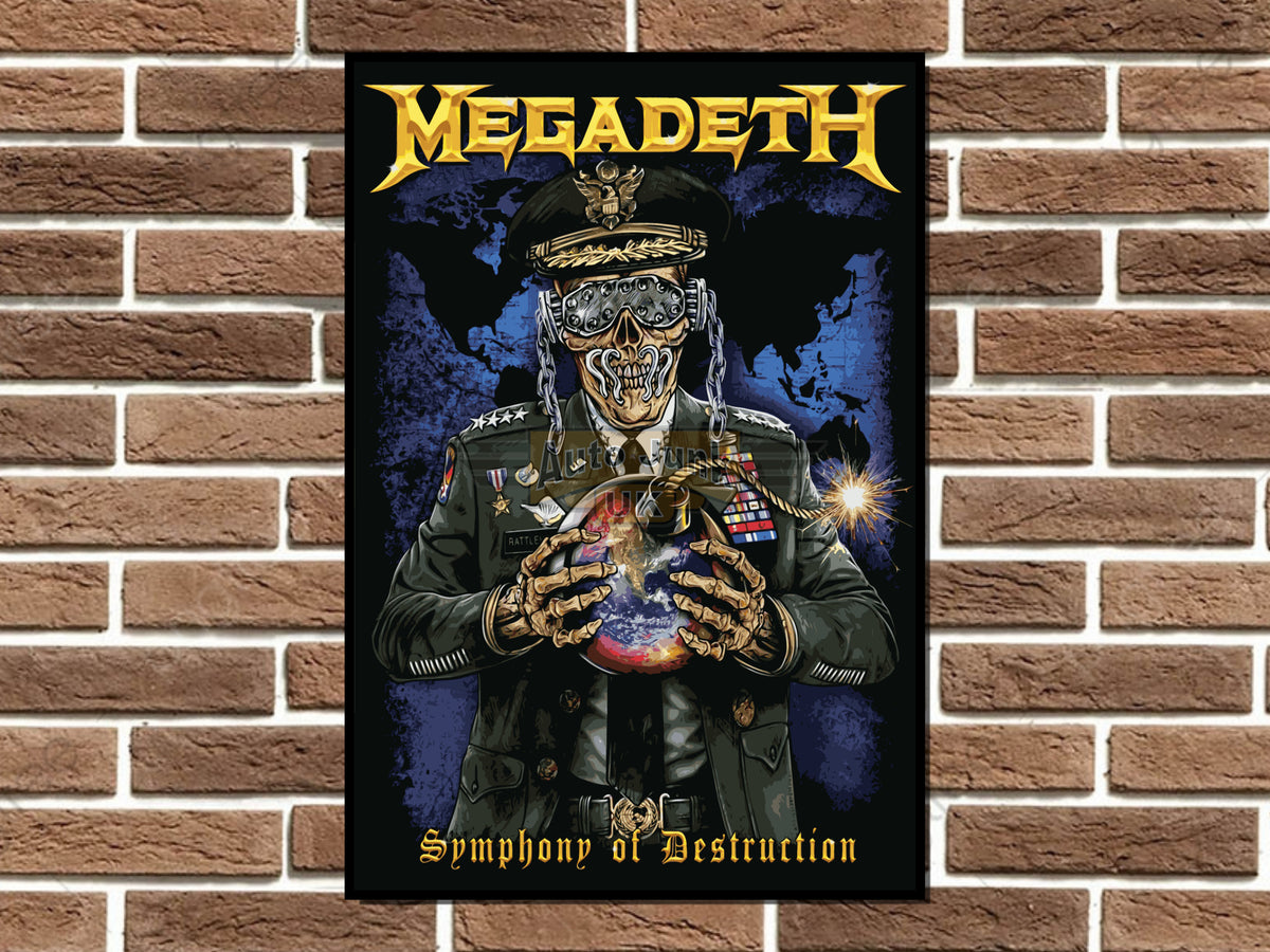Megadeth Metal Poster Sign