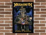 Megadeth Metal Poster Sign