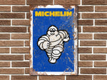 Michelin Man Metal Sign