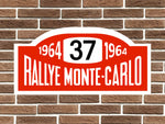 Cooper S (1964) Rally Monte Carlo Plate