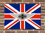 Morgan Union Jack Metal Sign