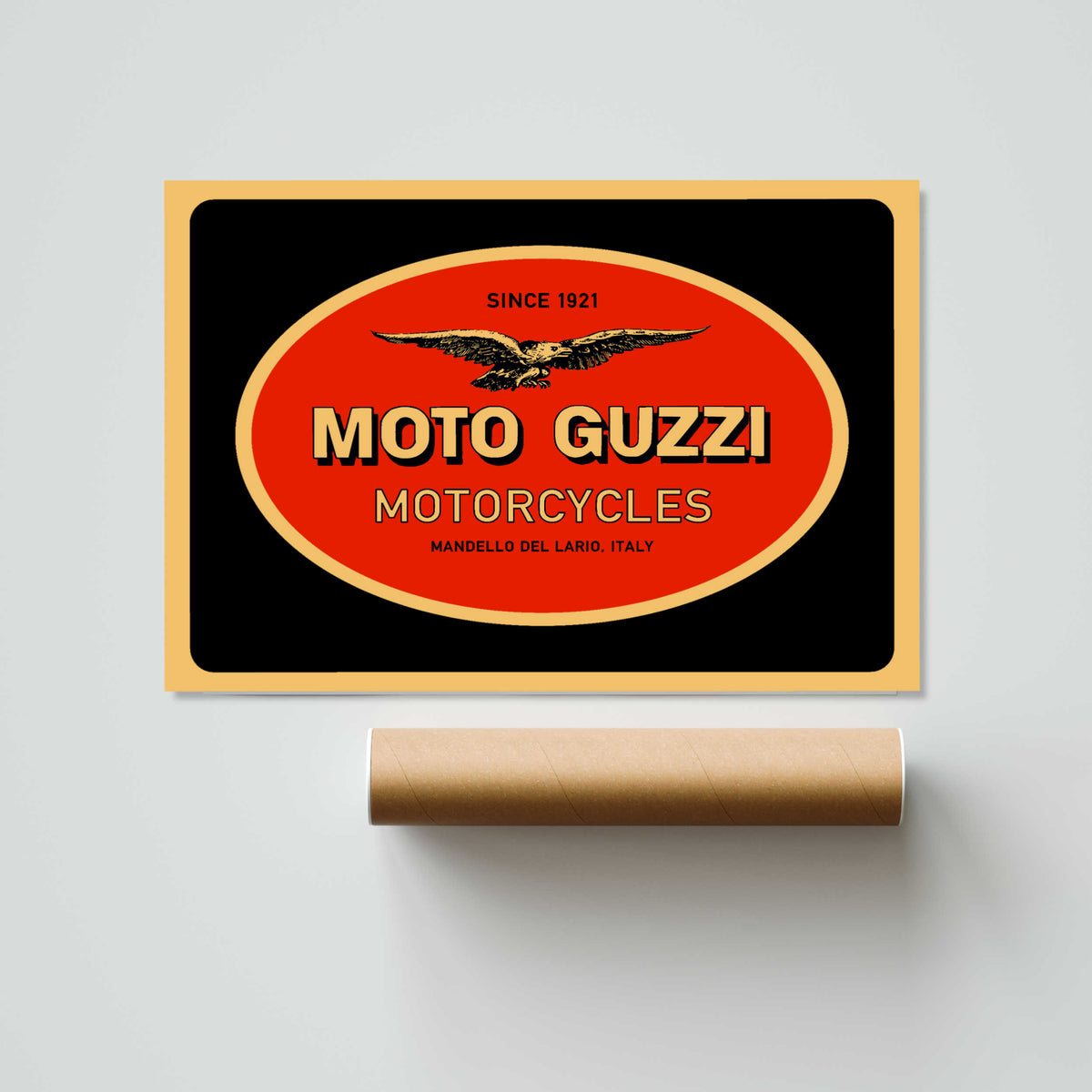 Moto Guzzi Motorcycles Paper Poster