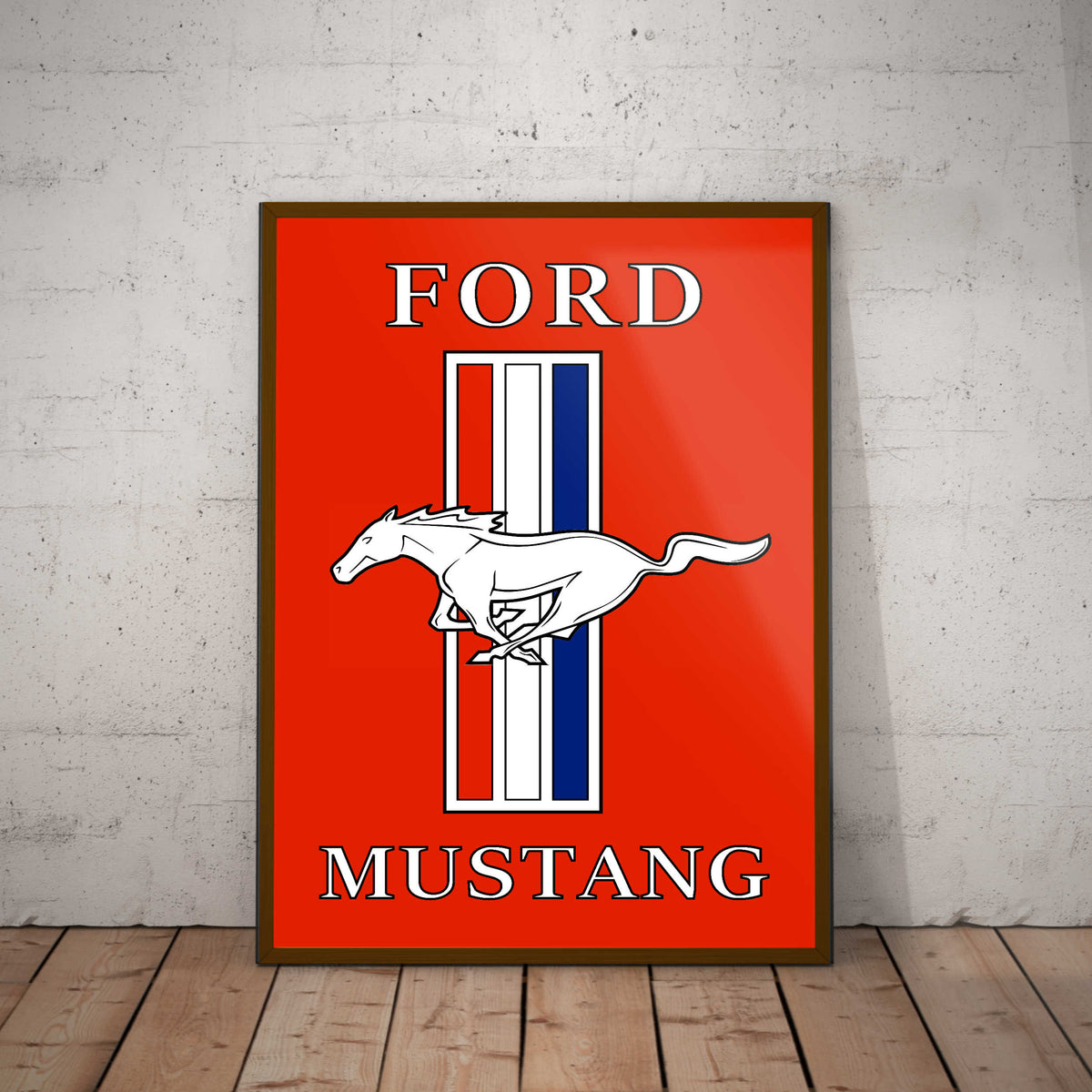 Ford Mustang Paper Poster