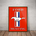 Ford Mustang Paper Poster