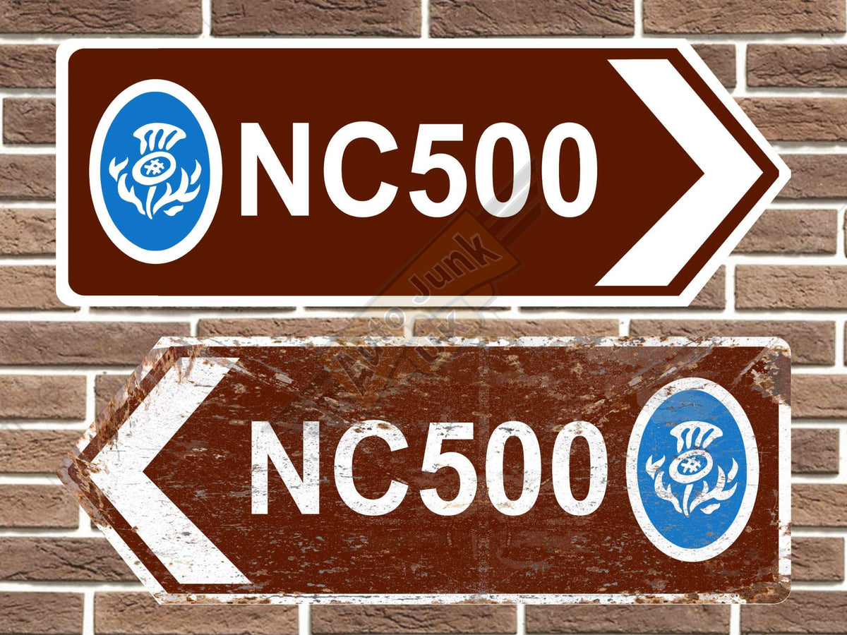 Scotland North Coast 500 NC500 Metal Road Sign