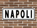 Napoli Italian Street Sign