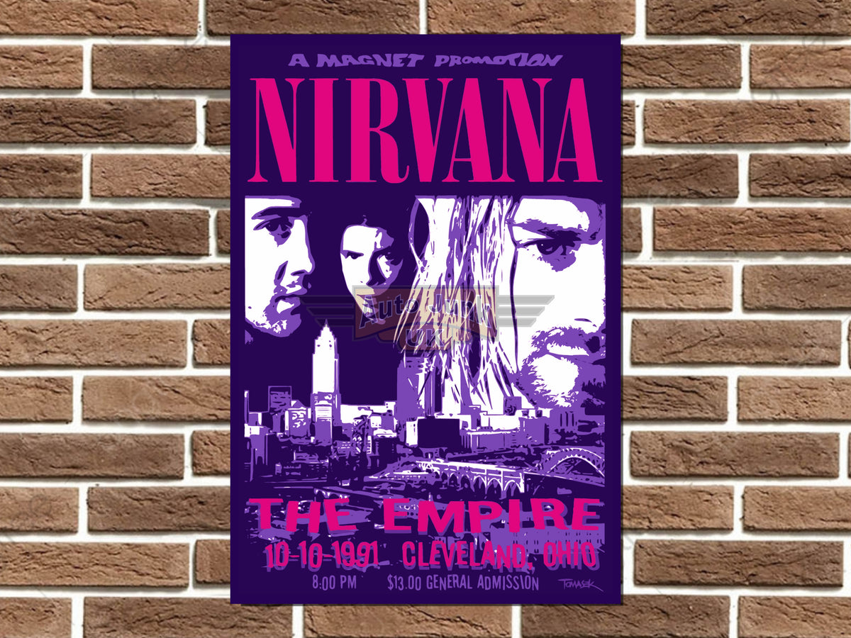 Nirvana Metal Poster Sign