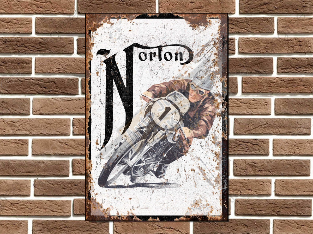 Norton Metal Sign