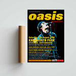 Oasis Knebworth Park 1996 Paper Poster