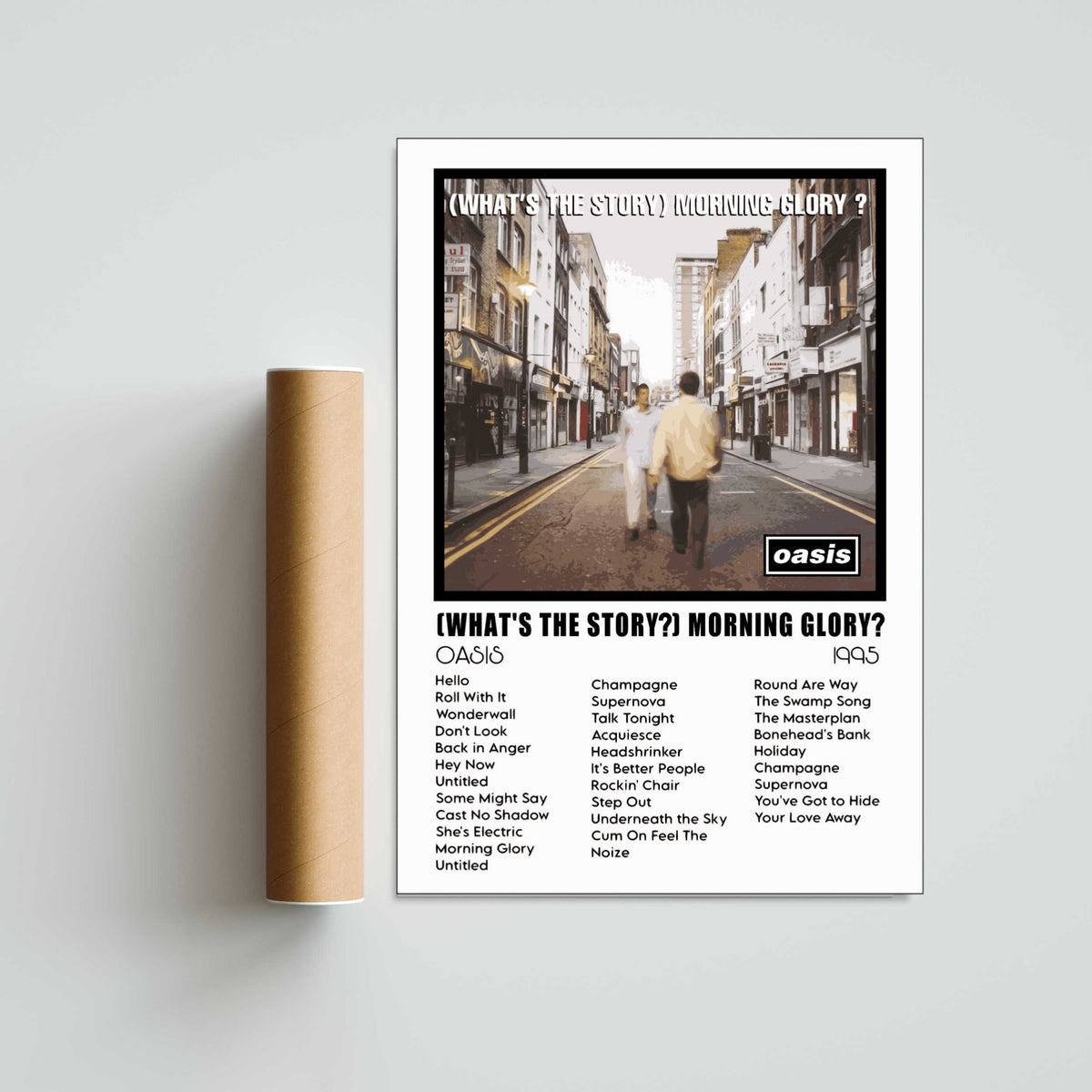 Oasis What's The Story Morning Glory Paper Poster