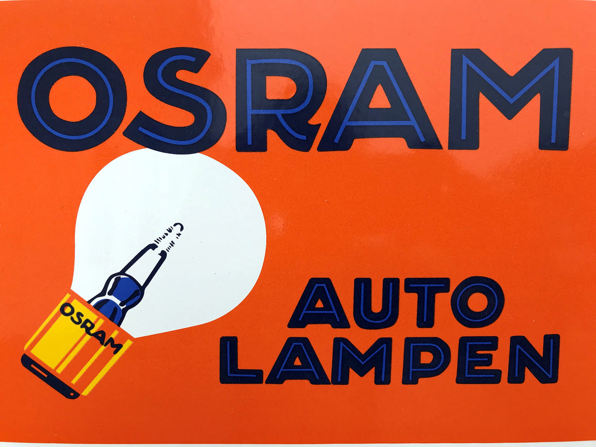 Osram Enamel Sign
