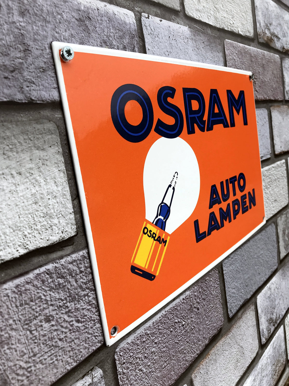 Osram Enamel Sign