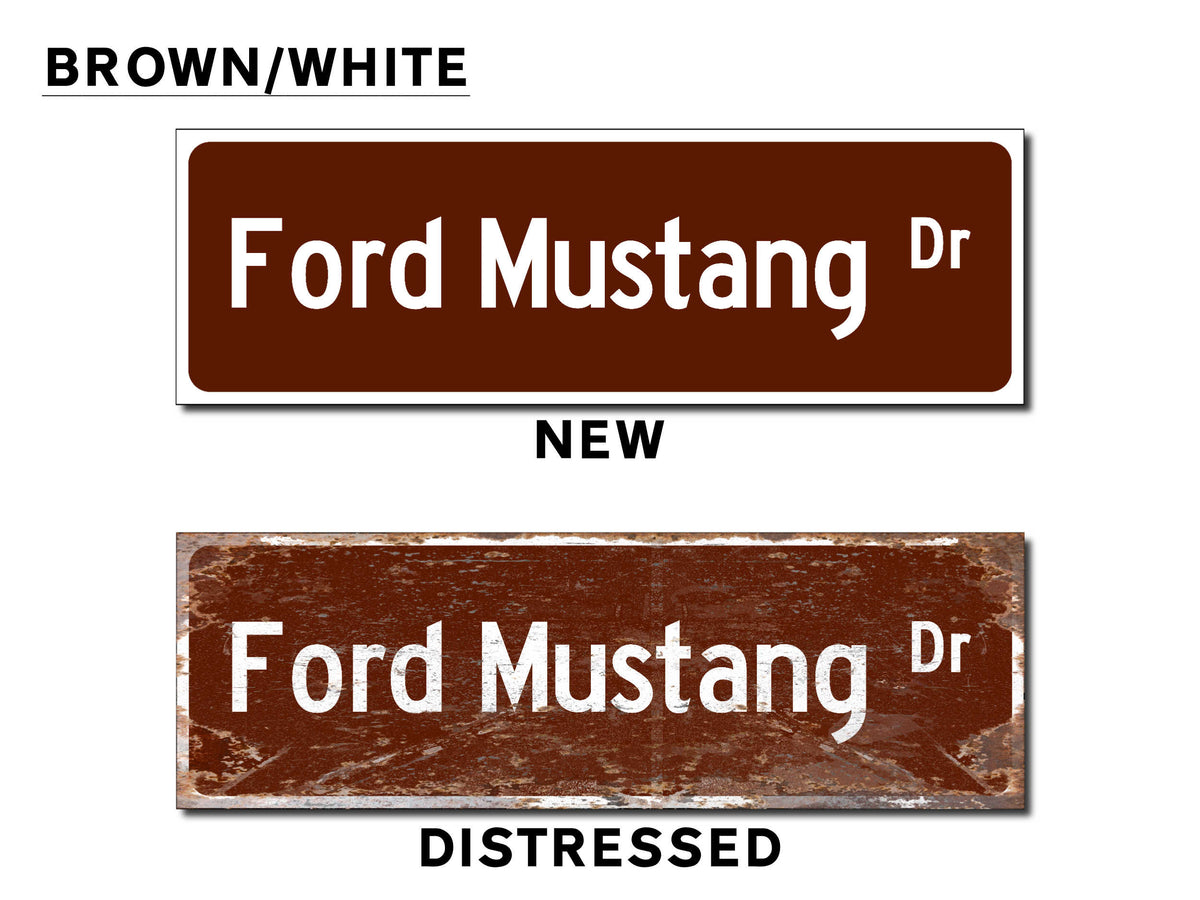 Personalised American Metal Street Sign
