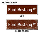 Personalised American Metal Street Sign