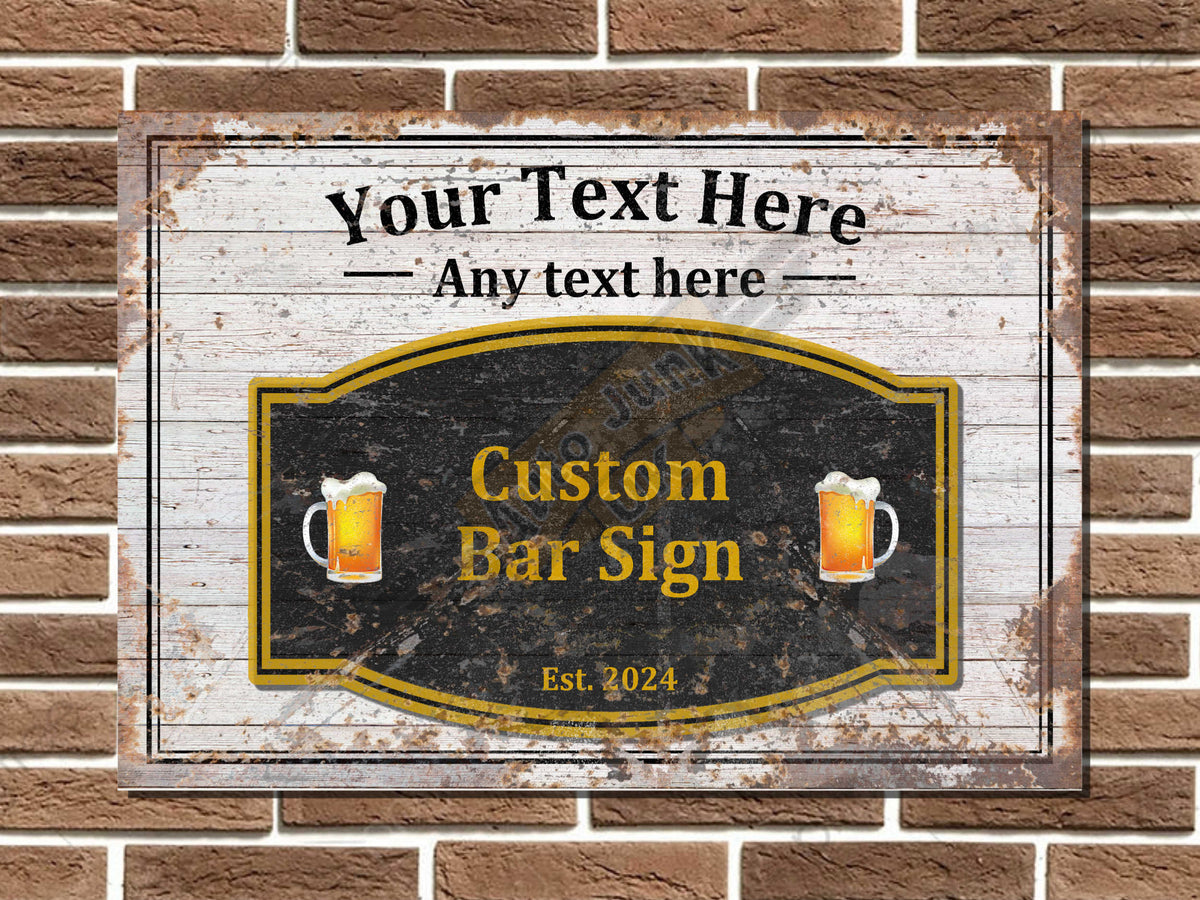 Personalised Bar Sign