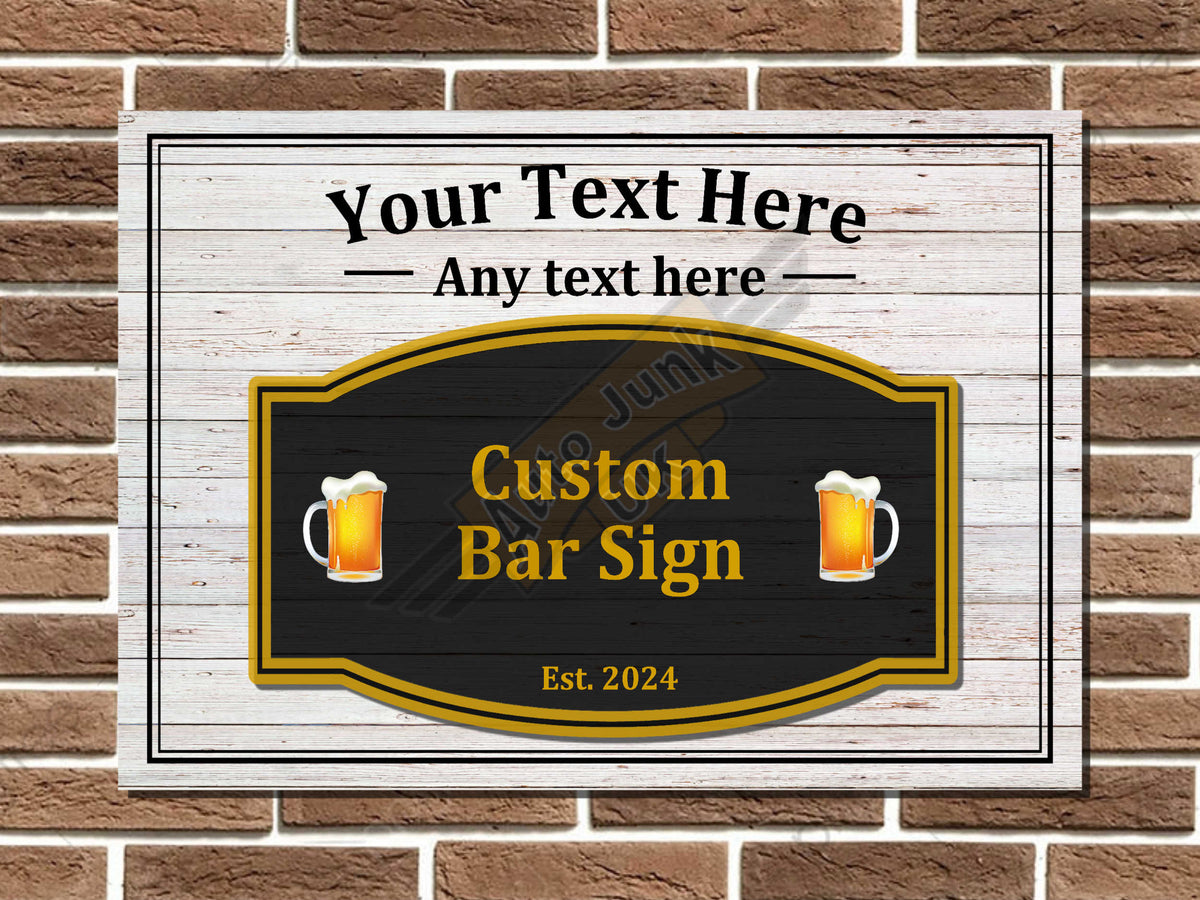 Personalised Bar Sign