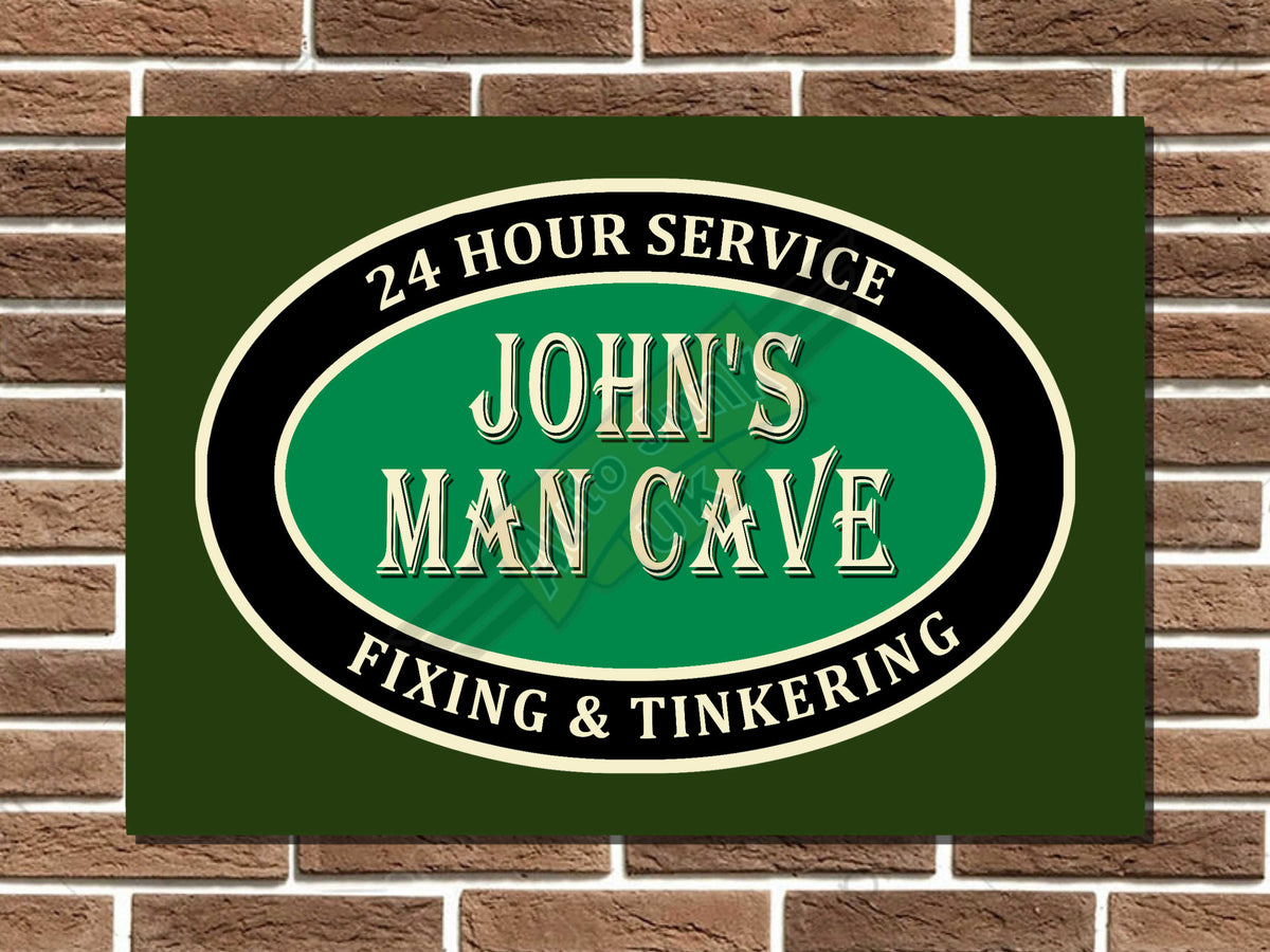 Personalised Landrover Style Metal Sign