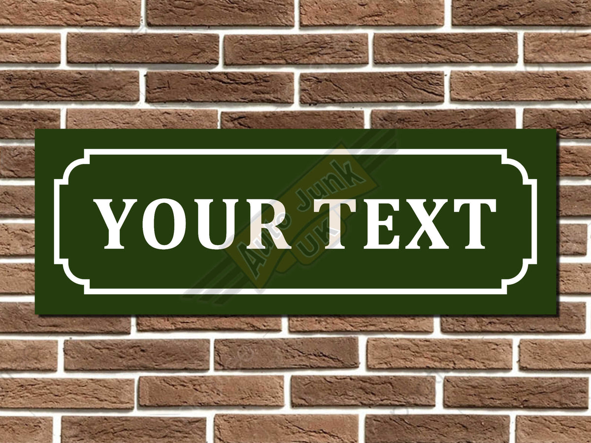 Personalised Vintage Style Metal Street Sign